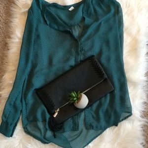 Gorgeous sheer long sleeve top